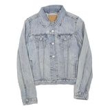 LEVI'S Mens Blue Denim Jacket M Cotton Blend Classic Button Closure Timeless