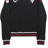 HUDSON'S BAY Womens Black Red Varsity Jacket M Cotton Blend Zip Canada Olympic