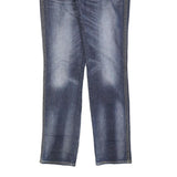LEVI'S Womens Jeans Blue Slim Straight Denim Medium W28 L30 Slim Fit Zip Closure