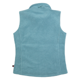 WOOLRICH Womens Blue Polyester Sleeveless Zip Fleece S Jacket Casual Outdoor