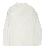 SELECTION DE GIVENCHY Womens White Wool Blend Classic Jacket M Plain Elegant