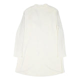 SELECTION DE GIVENCHY Womens White Wool Blend Classic Jacket M Plain Elegant