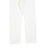 LEVI'S 501 Womens Jeans White Regular Straight Denim Raw W29 L30 Button Closure