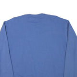 CHAMPION Mens Blue Crew Neck L Cotton Blend Logo Sweatshirt Casual