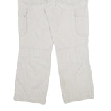 CLOCKHOUSE Mens Cotton Beige Regular Fit Straight Leg Trousers W34 L30 Casual