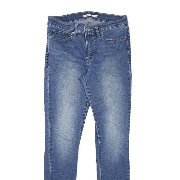 LEVI'S Womens Jeans Blue Slim Skinny Denim Light W27 L29 Stretch Cotton Blend