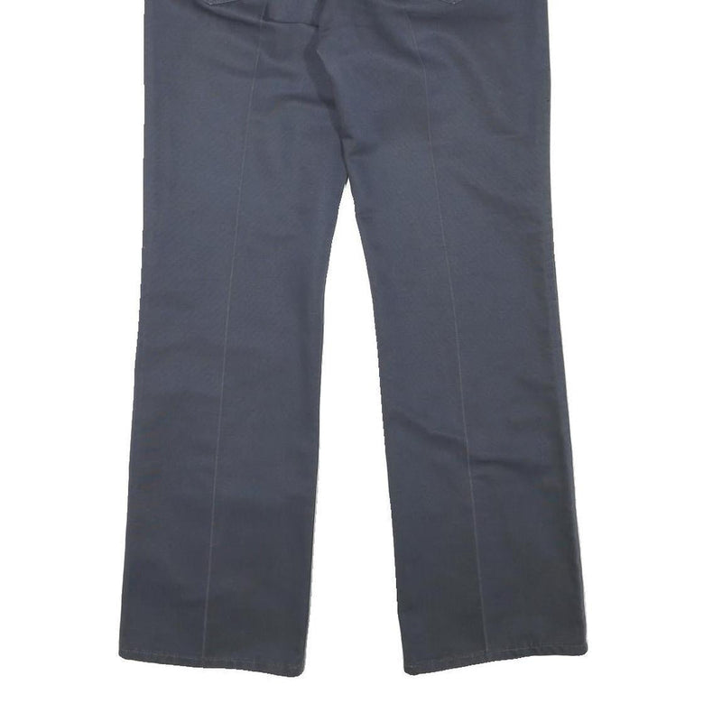 LEVI'S Mens Cotton Blend Navy Regular Straight Trousers W29 L31 Casual Zip