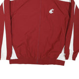 TEAM ISSUE Mens Red & White Track Jacket XL Nylon Zip Sportswear