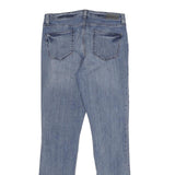 DKNY Womens Slim Blue Denim Jeans W30 L32 Cotton Blend Zip Stylish