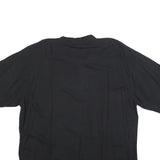 PIERRE CARDIN Mens Blue & Black Rayon Shirt 2XL Floral Print Vacation Relaxed