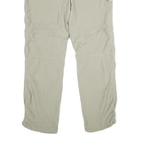 VAUDE Womens Polyamide Beige Relaxed Straight Trousers W30 L30 Lightweight Zip