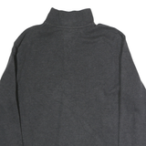 POLO RALPH LAUREN Mens Grey Pullover Plain Crew Neck Basic Knit Jumper L Cotton