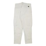 ZARA Mens Cotton Blend Beige Relaxed Cargo Trousers W30 L28 Casual Zip