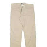 DOLCE & GABBANA Womens Woven Cotton Blend Beige Regular Fit Straight Leg