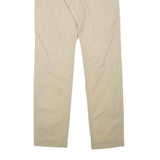 DOLCE & GABBANA Womens Woven Cotton Blend Beige Regular Fit Straight Leg