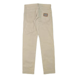 DOLCE & GABBANA Womens Woven Cotton Blend Beige Regular Fit Straight Leg
