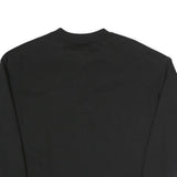 FILA Womens Black Sweatshirt Crew Neck S Cotton Blend Pullover Casual Top