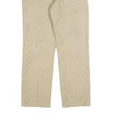 CARHARTT Mens Jeans Beige Regular Straight Denim W33 L30 Workwear Durable Zip