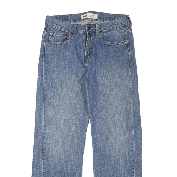 LEVI'S 550 Boys Jeans Blue Relaxed Straight Denim Medium W29 L29 Classic Zip