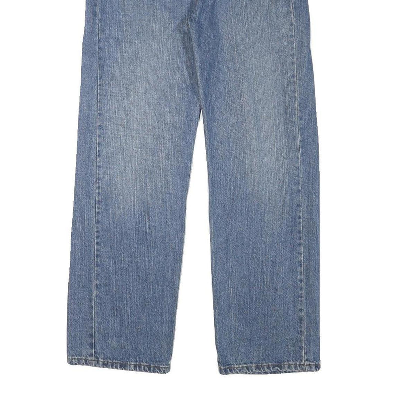 LEVI'S 550 Boys Jeans Blue Relaxed Straight Denim Medium W29 L29 Classic Zip