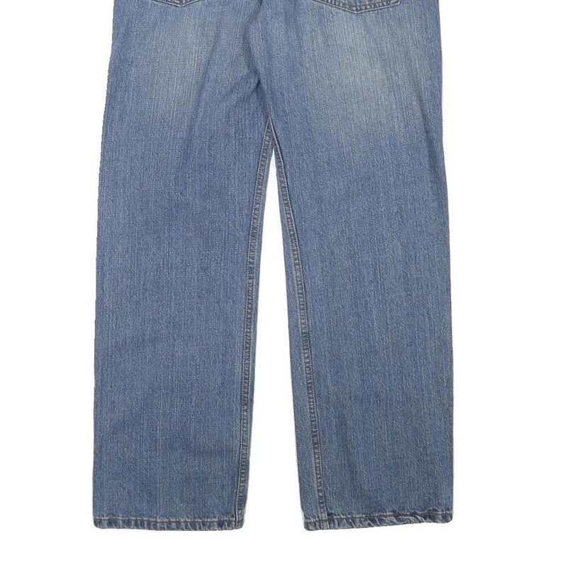 LEVI'S 550 Boys Jeans Blue Relaxed Straight Denim Medium W29 L29 Classic Zip