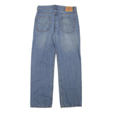 LEVI'S 550 Boys Jeans Blue Relaxed Straight Denim Medium W29 L29 Classic Zip