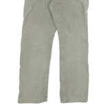CARHARTT Mens Cotton Blend Regular Fit Beige Trousers W32 L29 Zip Closure