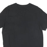 ADIDAS Mens Black Graphic T-Shirt L Short Sleeve Crew Neck Cotton Blend Logo