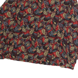 Womens Red Pattern Shirt M Floral Button-Up Lightweight Stylish