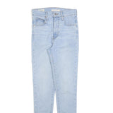 LEVI'S Womens Slim Light Blue Denim Jeans W26 L30 Classic Zip Pocket Detail