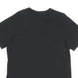 NIKE Mens Black Graphic T-Shirt M Short Sleeve Crew Neck Basketball Print