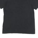 NIKE Mens Black Graphic T-Shirt M Short Sleeve Crew Neck Basketball Print