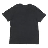 NIKE Mens Black Graphic T-Shirt M Short Sleeve Crew Neck Basketball Print