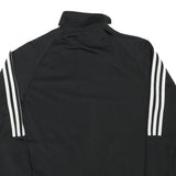 ADIDAS Mens Black Classic Zip Jacket XS Polyester Blend Plain Track Top