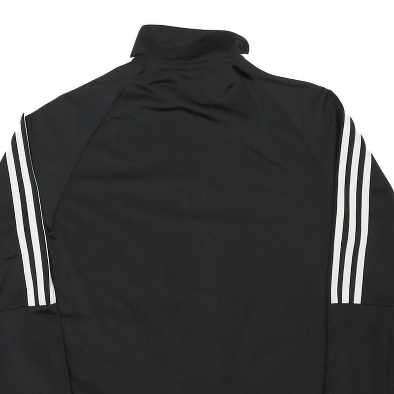 ADIDAS Mens Black Classic Zip Jacket XS Polyester Blend Plain Track Top