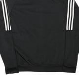 ADIDAS Mens Black Classic Zip Jacket XS Polyester Blend Plain Track Top