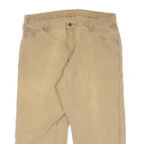 DICKIES Mens Jeans Beige Relaxed Straight Denim Medium W38 L22 Workwear Pants