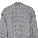 ARTHUR BELL Mens Black & White Check Jacket M Wool Blend Button Closure Classic