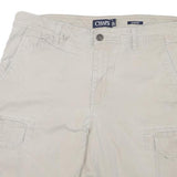 CHAPS Mens Shorts Beige Cargo L W34 Cotton Blend Comfortable Casual