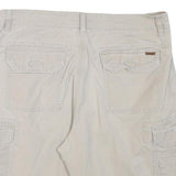 CHAPS Mens Shorts Beige Cargo L W34 Cotton Blend Comfortable Casual
