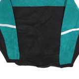 NOVARA Mens Black & Green Patterned Full Zip Fleece Jumper M Outdoor Cycling
