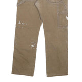 DICKIES Mens Jeans Beige Regular Straight Denim Medium W30 L30 Workwear Cotton