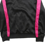 PUMA Womens Black & Pink Zip Track Jacket UK 8 Polyester Sportswear Lightweight