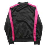 PUMA Womens Black & Pink Zip Track Jacket UK 8 Polyester Sportswear Lightweight