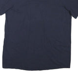 ADIDAS Mens Navy Blue Logo Graphic T-Shirt L Short Sleeve Crew Neck Casual