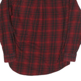 REDHEAD Mens Red & Black Check Shirt XL Button Down Cotton Blend Casual