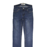 LEVI'S 510 Womens Slim Skinny Denim Dark W25 L26 Stretch Zip Jeans