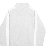 PUMA Mens Grey & White Cotton Blend Zip Jacket S Casual Sportswear Track