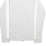 PUMA Mens Grey & White Cotton Blend Zip Jacket S Casual Sportswear Track