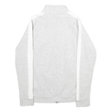 PUMA Mens Grey & White Cotton Blend Zip Jacket S Casual Sportswear Track